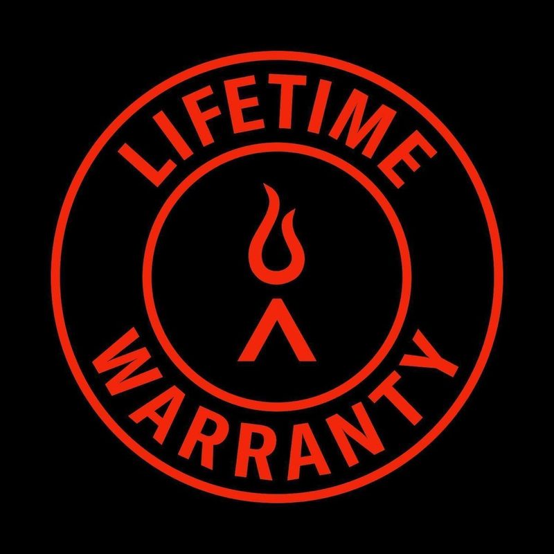 Blaze 26-Inch Gas Outdoor Pizza Oven Lifetime Warranty Badge