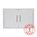 Blaze Marine Grade 32 Inch Double Access Door With Paper Towel Holder | 316L Stainless Steel