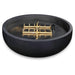 Blaze 38-Inch Propane Fire Bowl Phantom USA-Crafted Brass Burner 120000 BTU Top View