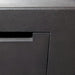 Blaze 60-Inch Fire Pit Table Phantom GFRC Concrete Texture Handle Detail Close-Up