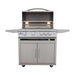 Blaze 32 Inch Freestanding Grill | Marine Grade Hood Open