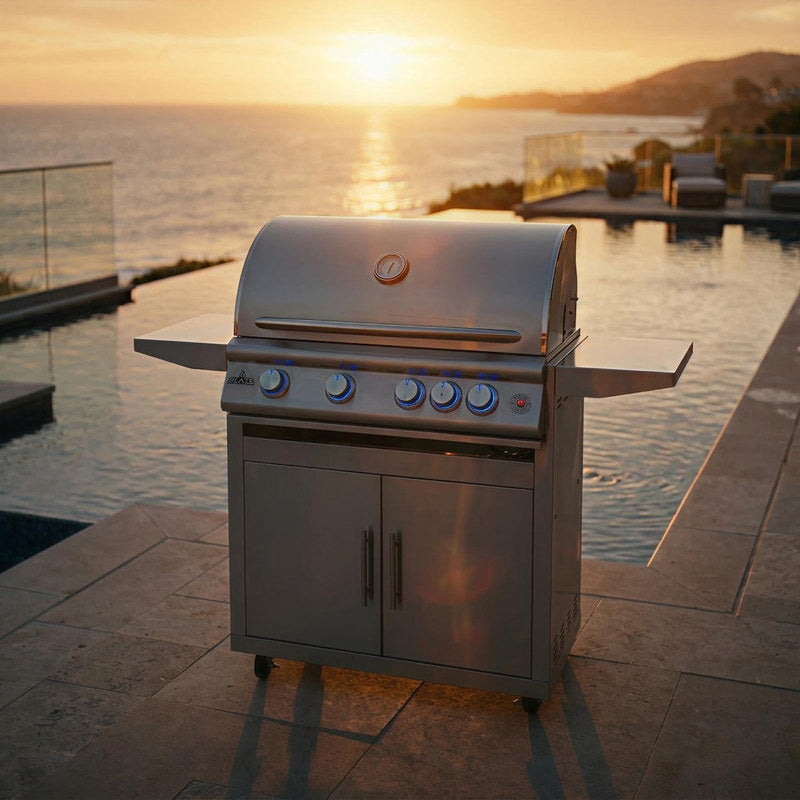 Blaze Marine Grade 32 Inch Freestanding Grill | Coastal Protection