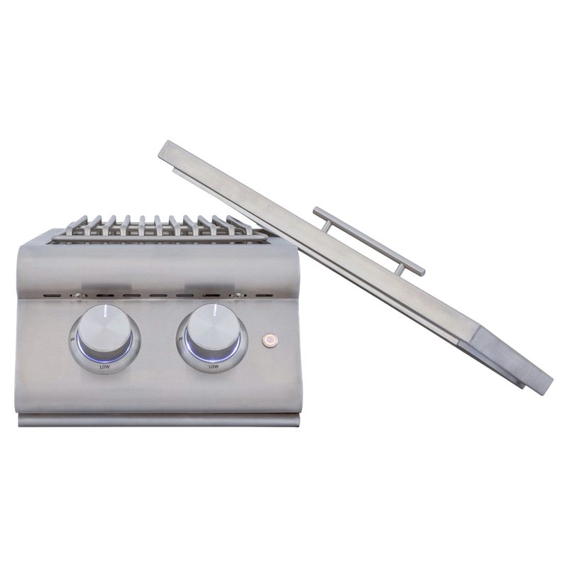 Blaze LTE+ Built-In Stainless Steel Double Side Burner - BLZ-SB3LTE