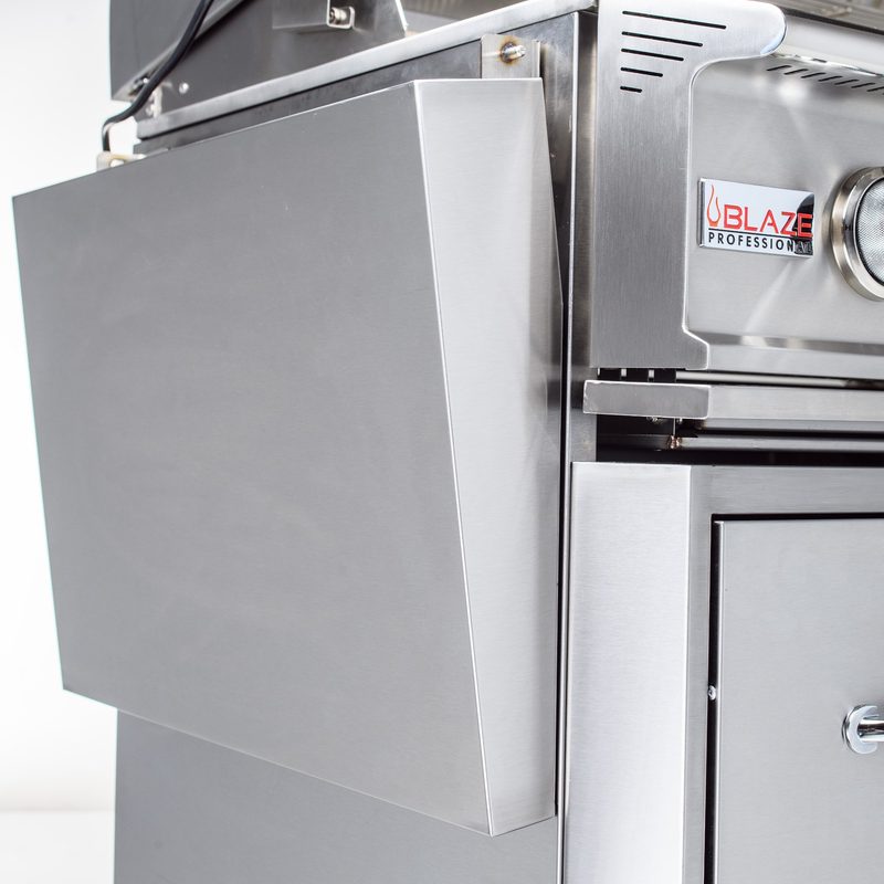 Blaze Professional Lux Grill | Folding Side Shelves