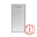 Blaze Marine Grade 20 Inch Roll-Out Double Trash And Recycling Drawer | 316L Stainless Steel