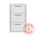 Blaze Marine Grade 16 Inch Triple Access Drawer | 316L Stainless Steel