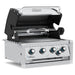 Broil King Imperial S 470 Built-In Grill Hood Open Angle View