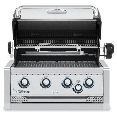 Broil King Imperial S 470 Built-In Grill Hood Open Front View