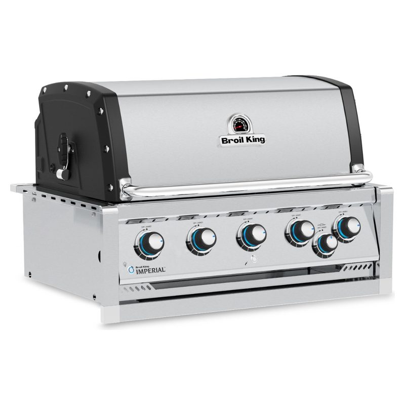 Broil King Imperial S 570 5-Burner Built-In Grill Closed Angle View