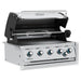 Broil King Imperial S 570 Built-In Grill Hood Open Angle View