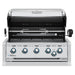 Broil King Imperial S 570 Built-In Grill Hood Open Front View
