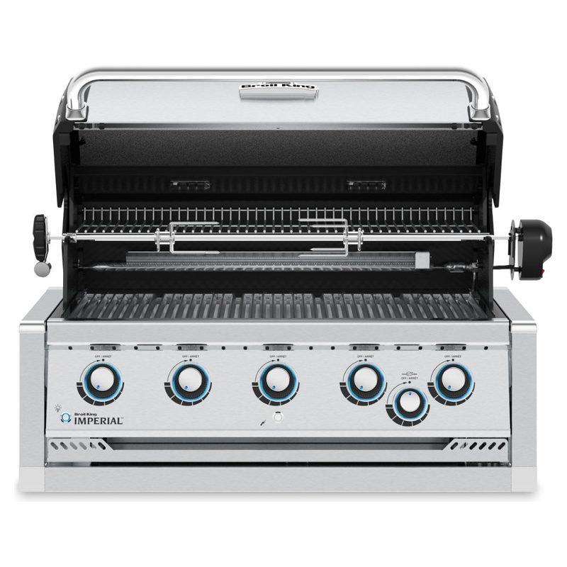 Broil King Imperial S 570 Built-In Grill Hood Open Front View