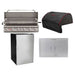 Bull 4-Piece Diablo 46-Inch 6-Burner Gas Grill Outdoor Kitchen Package | 105,000 BTU, 304 Stainless Steel