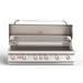Bull Diablo 46 Inch 6-Burner Built-In Gas Grill With Hood Open