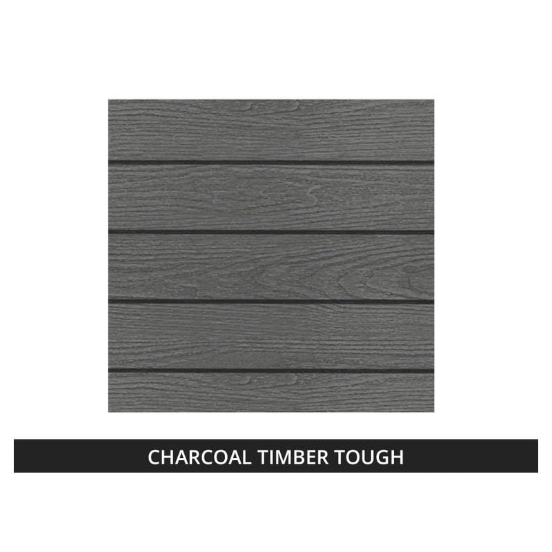 Bull 75-Inch Power Q Outdoor Grill Island Charcoal Composite Base Grey Granite Countertop Full View