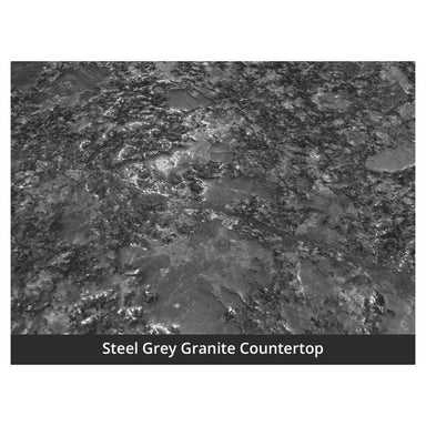Bull Power Q Grill Island Grey Granite Countertop Color View