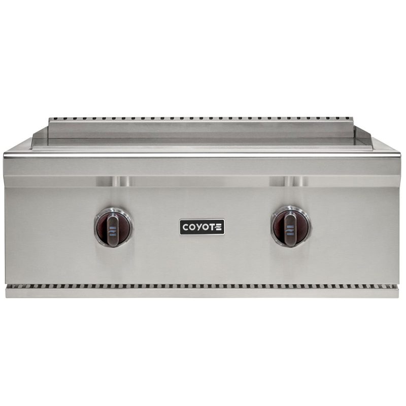 Coyote Flat Top Griddle | Copper Knobs