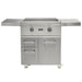 Coyote Freestanding Flat Top Grill | Silver Knobs