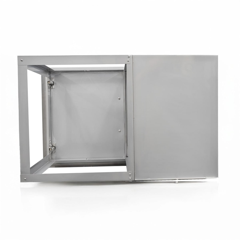 Coyote 36 Inch Double Door & Drawer Combo | Rear View