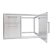 Coyote 36 Inch Double Door & Drawer Combo | Single Access Door