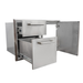 Coyote 36 Inch Double Door & Drawer Combo | Double Drawers