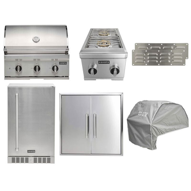 Coyote 7 Piece 30 Inch Grill | 7 Piece Package
