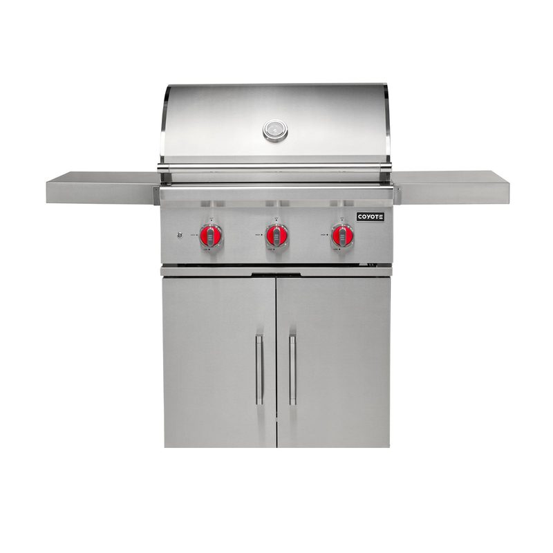 Coyote C-Series 30-Inch Grill | Red Knobs