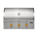 Coyote C-Series 34-Inch Built-In Gas Grill | Yellow Knobs
