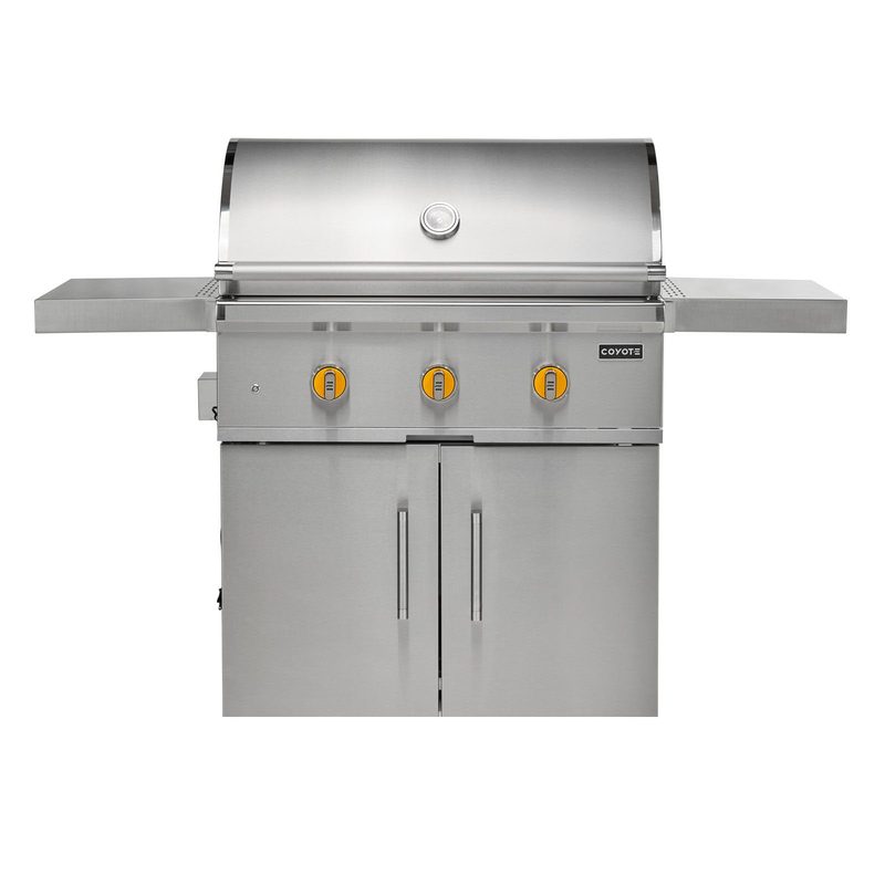 Coyote C-Series 34-Inch Grill | Yellow Knobs