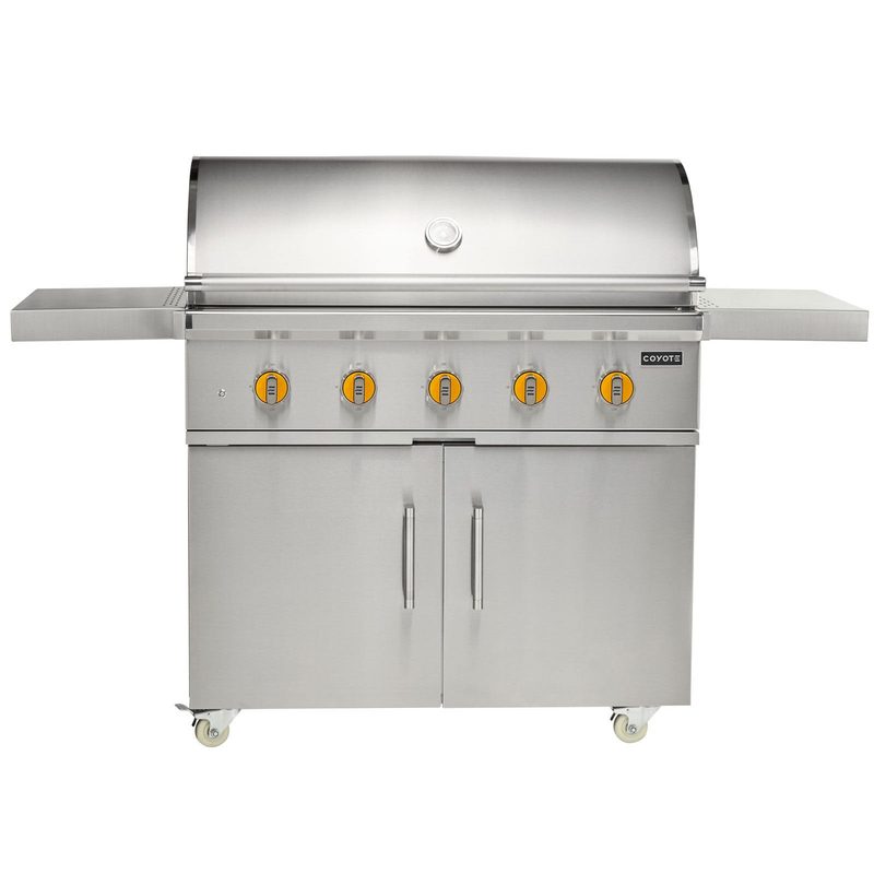 Coyote CL Series 42 Inch Grill | Yellow Knobs