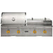 Coyote Gas Grill / Flat Top Combo | Yellow Knobs