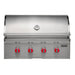 Coyote CL-Series 36-Inch Grill | Red Knobs