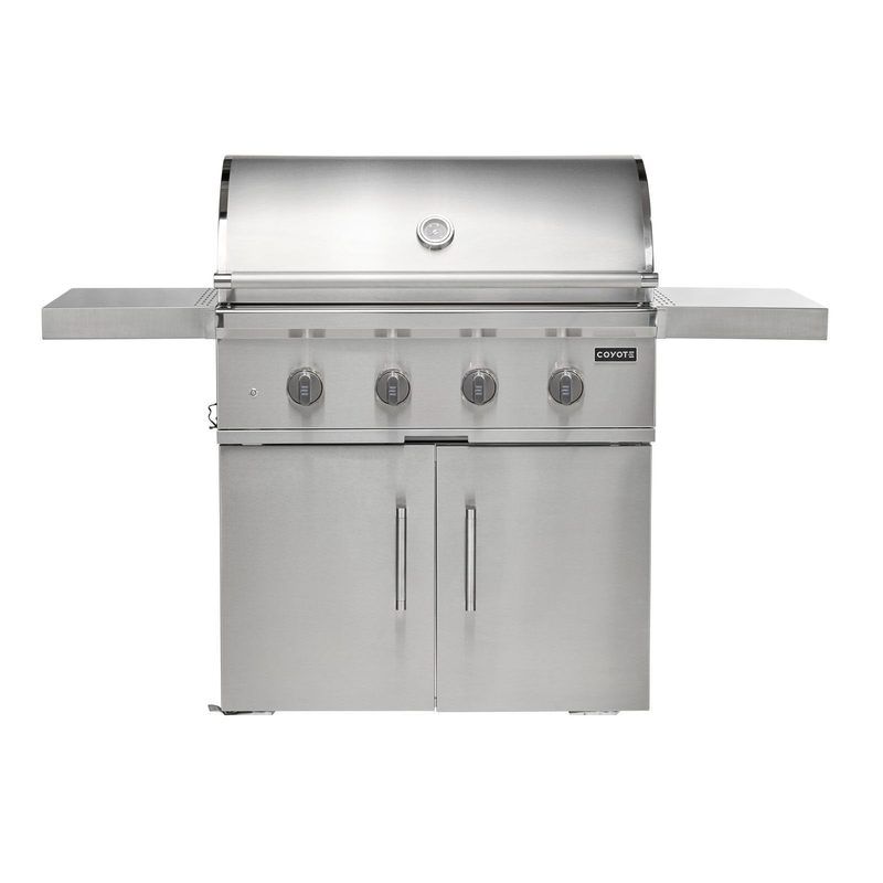 Coyote CL-Series 36-Inch Gas Grill | Silver Knobs