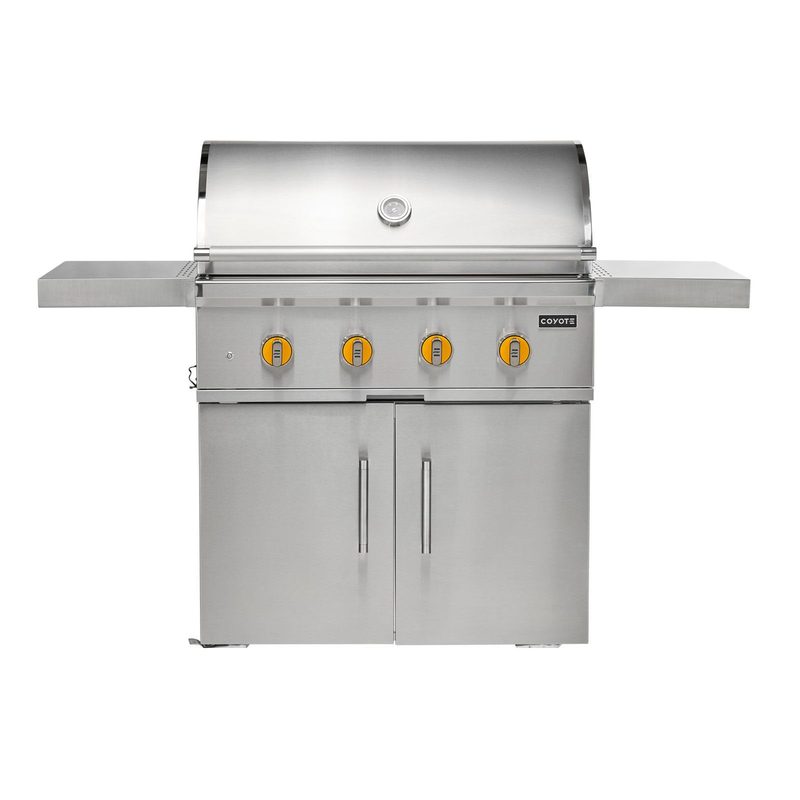 Coyote CL-Series 36-Inch Gas Grill | Yellow Knobs