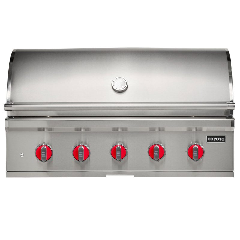 Coyote CL-Series 42-Inch Grill | Red Knobs