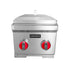 Coyote Double Side Burner | Red Knobs