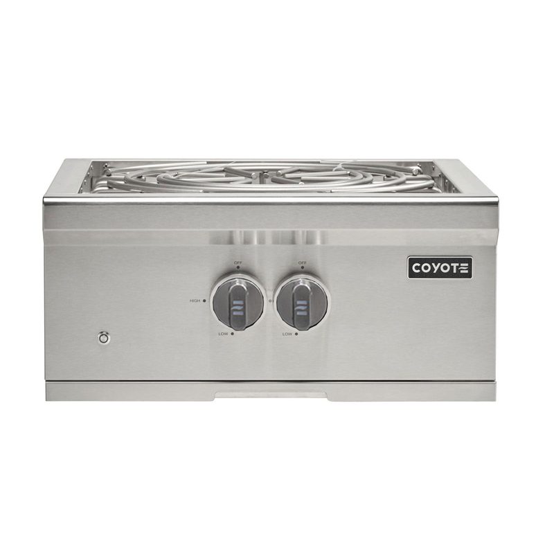 Coyote Power Burner | Silver Knobs