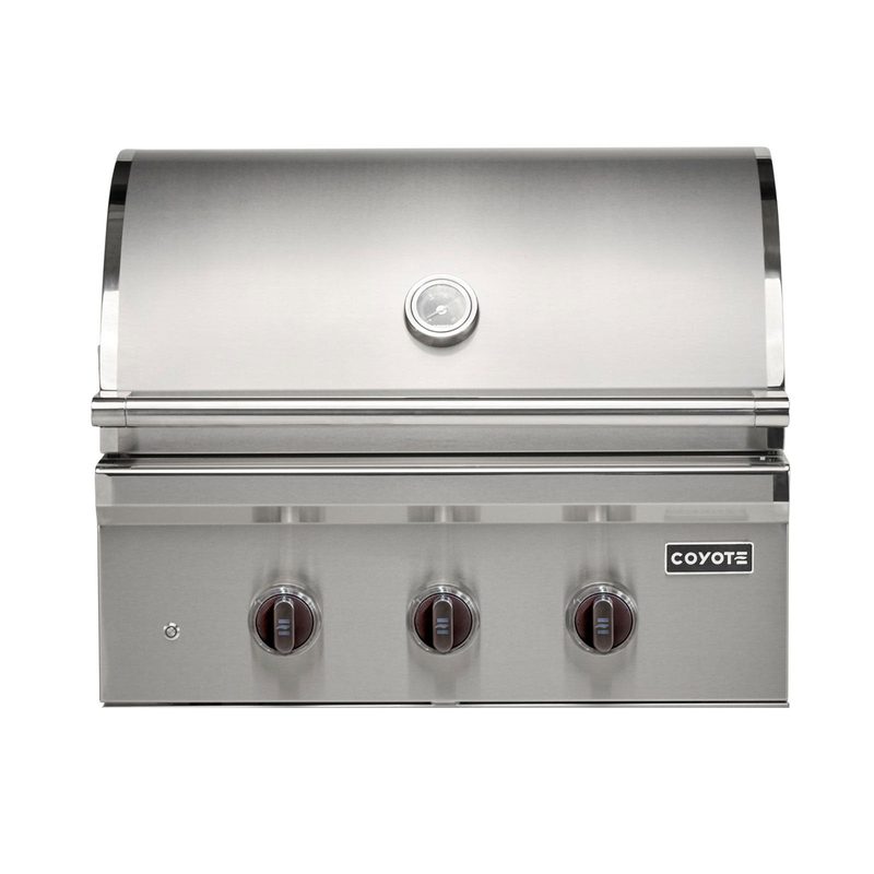 Coyote SL-Series 30-Inch Grill | Copper Knobs