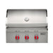 Coyote SL-Series 30-Inch Grill | Red Knobs