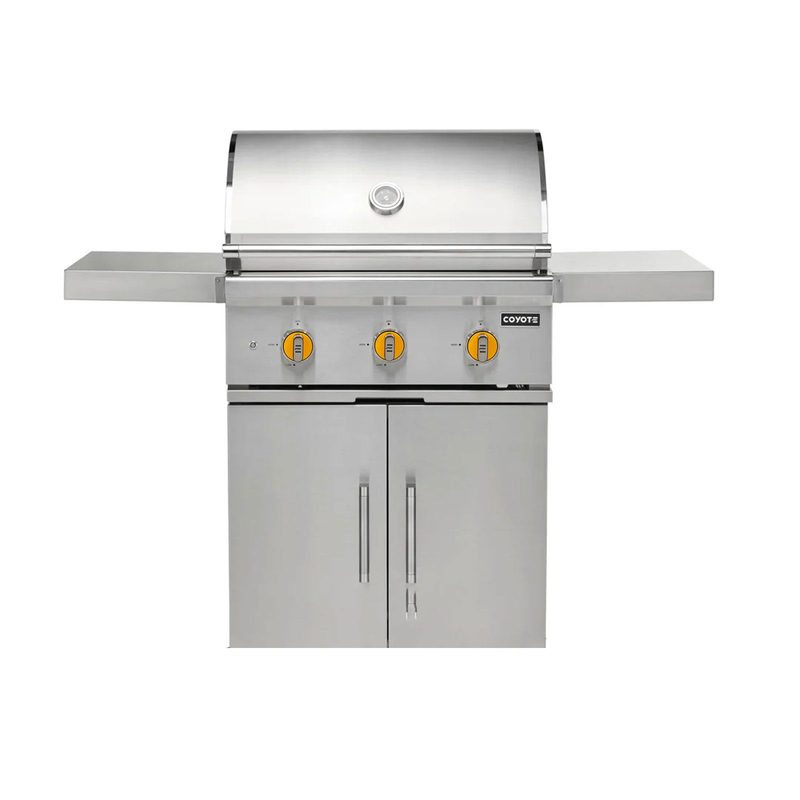 Coyote SL Series 30-Inch Grill | Yellow Knobs