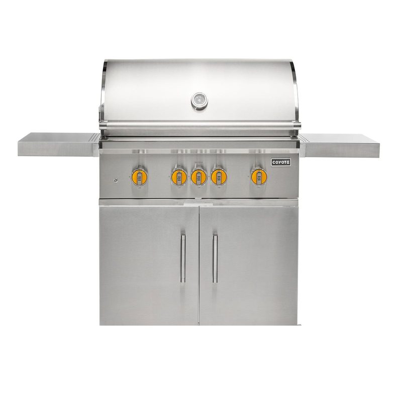 Coyote SL-Series 36-Inch Grill |  Yellow Knobs
