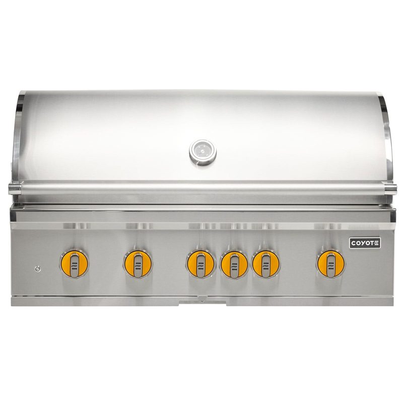 Coyote SL-Series 42-Inch Gas Grill | Yellow Knobs
