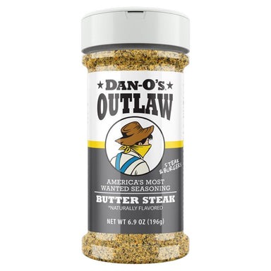 Dan-O's Butter Steak Seasoning 6.9oz Outlaw Series Medium Bottle