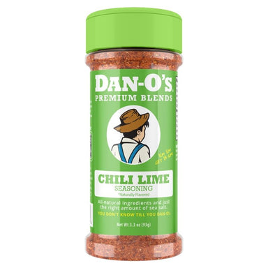 Dan-O's Chili Lime Seasoning 3.3oz Small Bottle