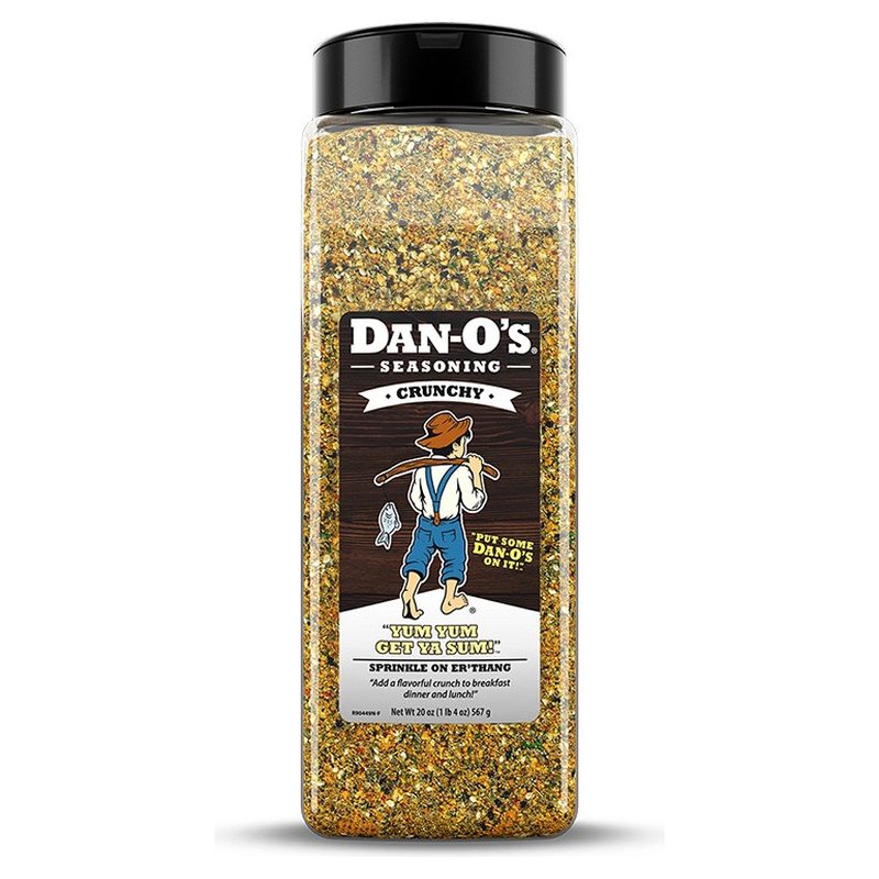 Dan-O's Crunchy Seasoning Large 2-Pack 20oz Bottles