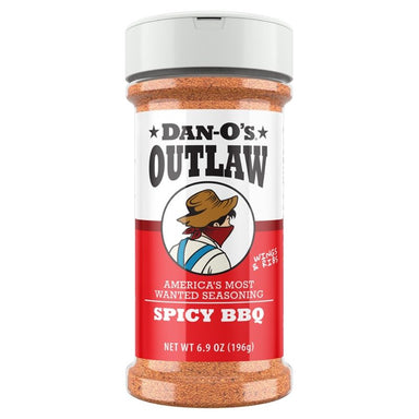 Dan-O's Spicy BBQ Seasoning 6.9oz Outlaw Series Medium Bottle