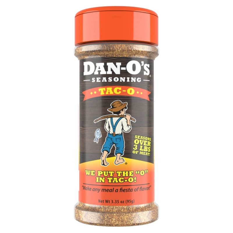 Dan-O's Tac-O Seasoning 3.4oz Small Bottle