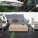 Elementi Plus Colorado Sunlight Yellow Fire Table Outdoor Patio Scene