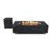 Elementi Plus Varna Fire Table with Propane Tank Cover Accessory