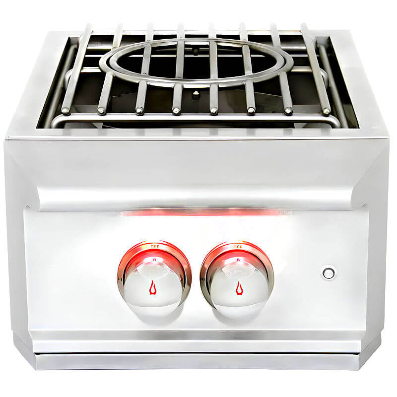 EZ Finish Ready To Finish Grill Island - Blaze Professional LUX Built-In High-Performance Gas Power Burner